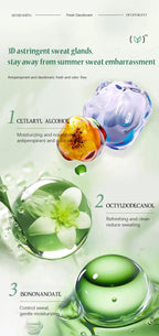 Sakura Scent Roll-On Deodorant for Long-Lasting Freshness