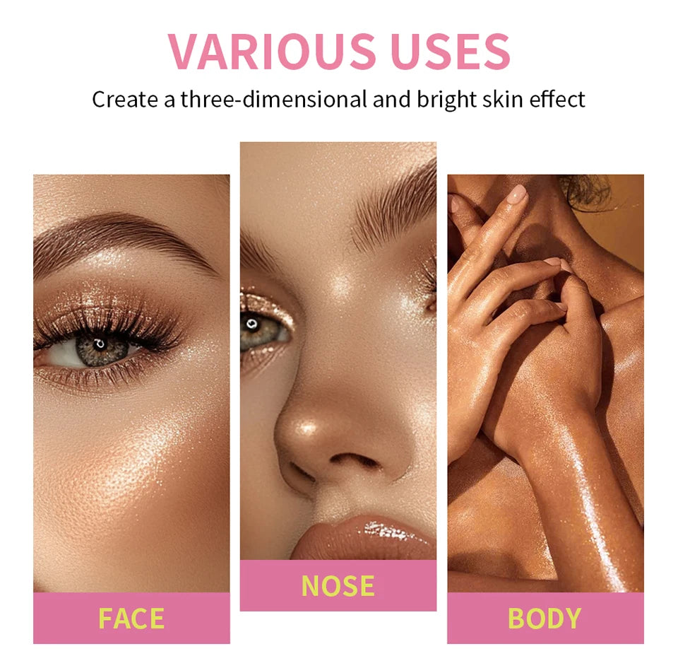 8-Color Cream Contour, Blush and Highlighter Palette