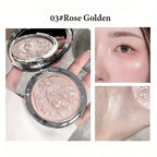 Lion Embossed Shimmer Highlighter Powder