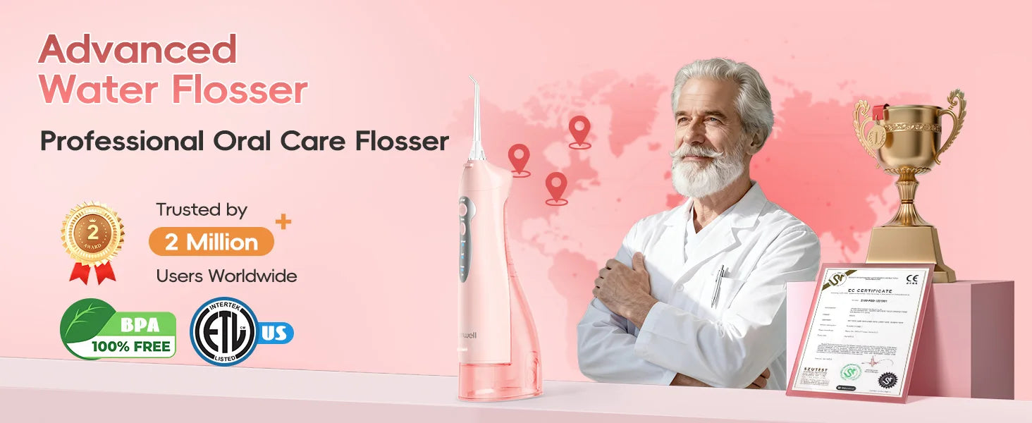 Portable Rechargeable Electric Water Flosser for Teeth - 7