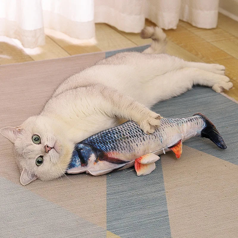 Interactive Flopping Fish Toy for Cats