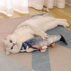 Interactive Flopping Fish Toy for Cats