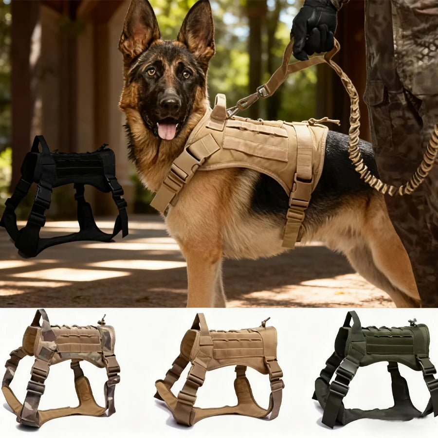 Tactical No-Pull Dog Training Harness