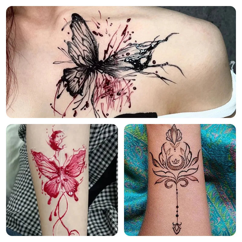 Temporary Henna Body Art Tattoo Paste Cone
