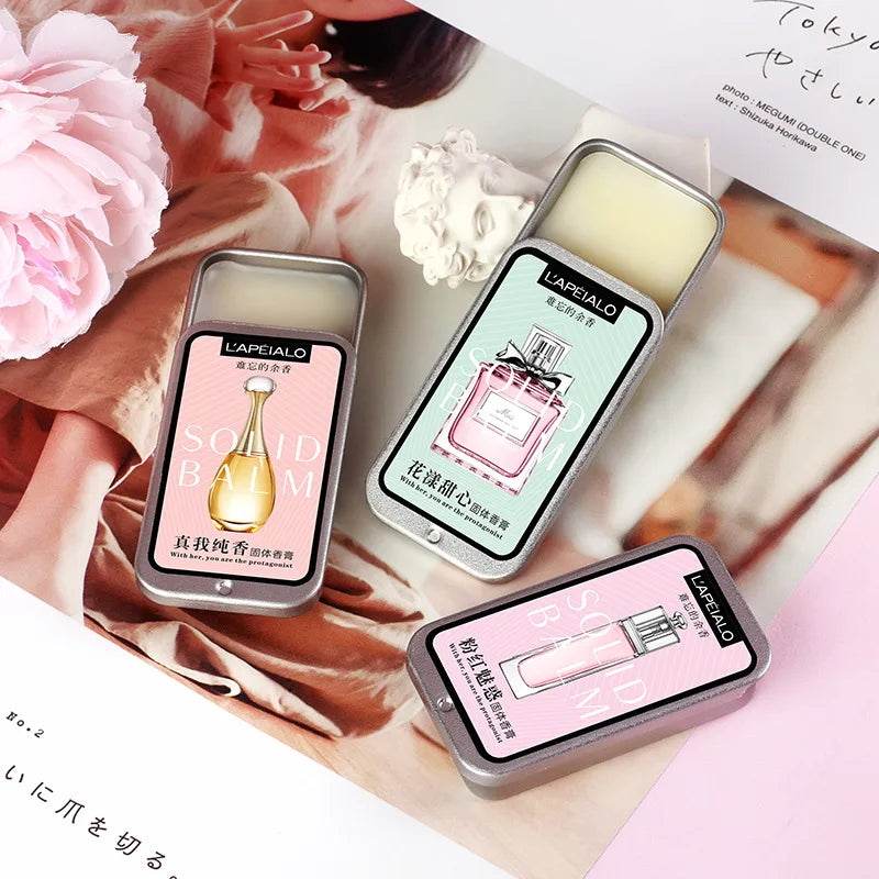 Long-Lasting Portable Solid Perfume Balm for Women