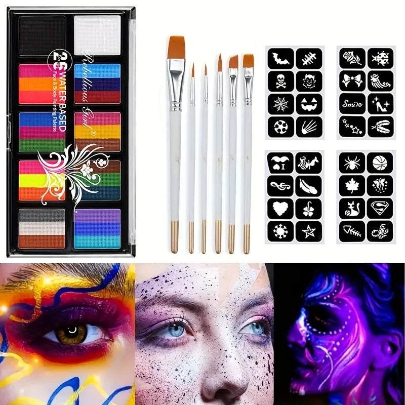 Professional Face and Body Painting Palette Kit for Parties