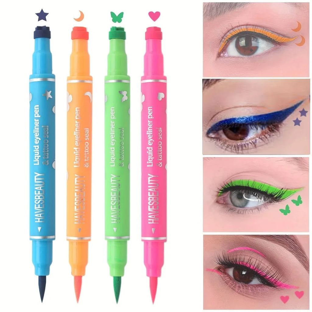 Double-Ended Stamp and Liquid Eyeliner Pen Set