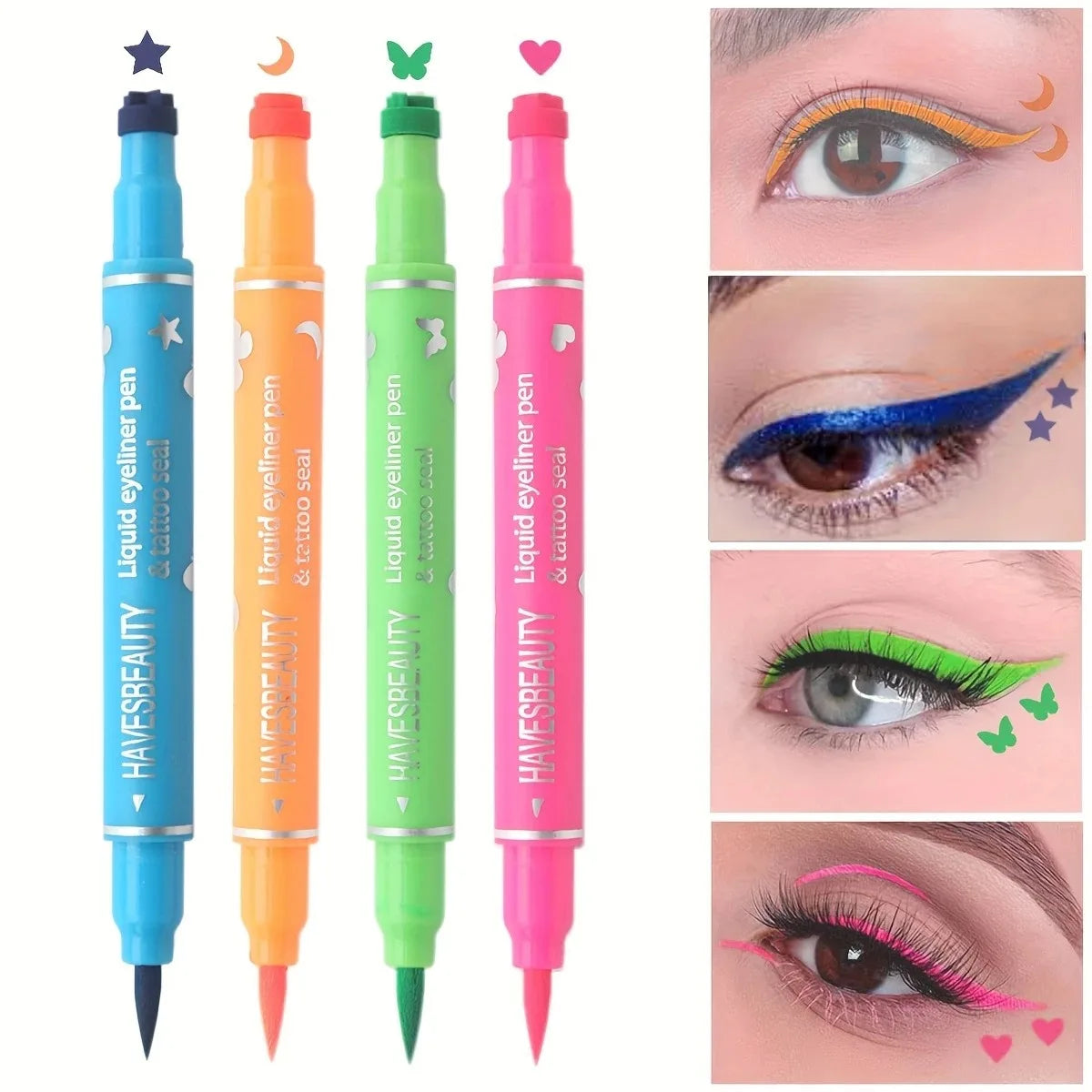 Double-Ended Stamp and Liquid Eyeliner Pen Set
