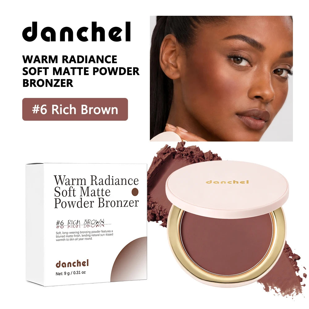 Soft Matte Bronzer Powder for Natural Contouring