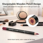12-Color Waterproof Matte Lip Liner Pencil Set