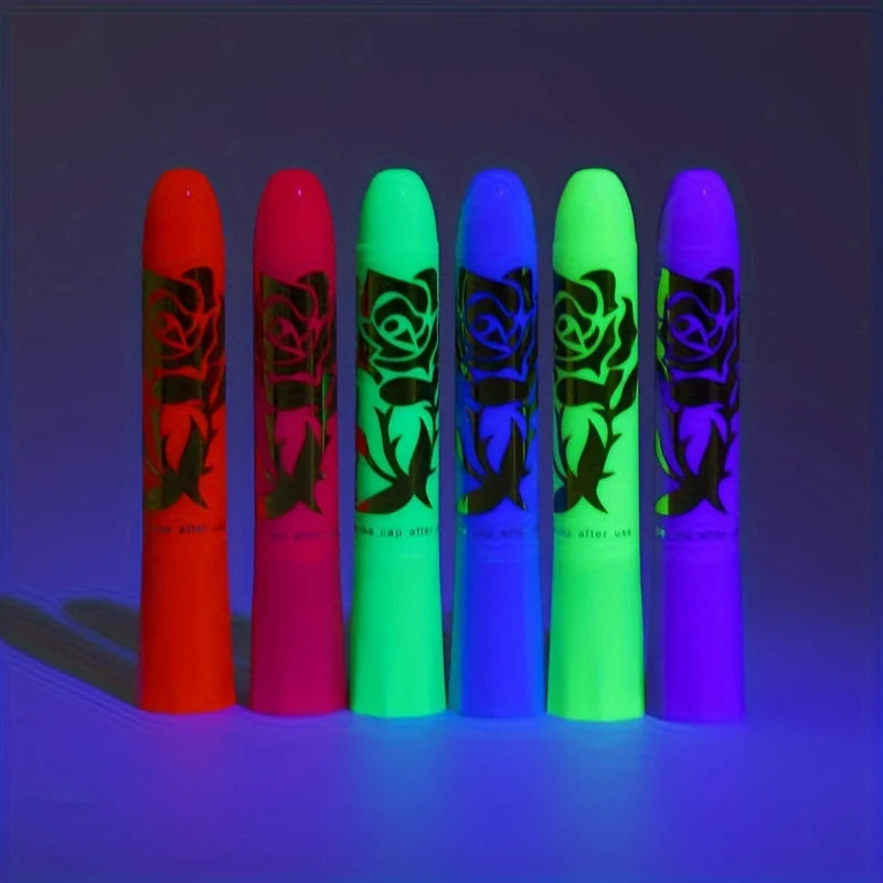UV Neon Glow-in-the-Dark Face and Body Paint Kit