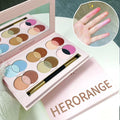 18-Color Vibrant Shimmer Eyeshadow Palette