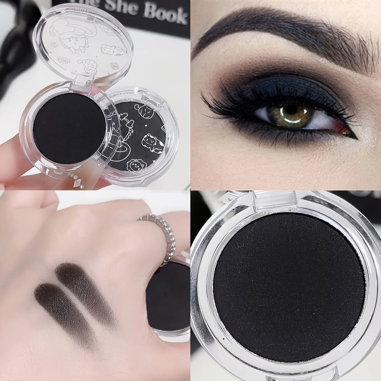 Monochrome Shimmer Eyeshadow for Radiant Eye Makeup - 6
