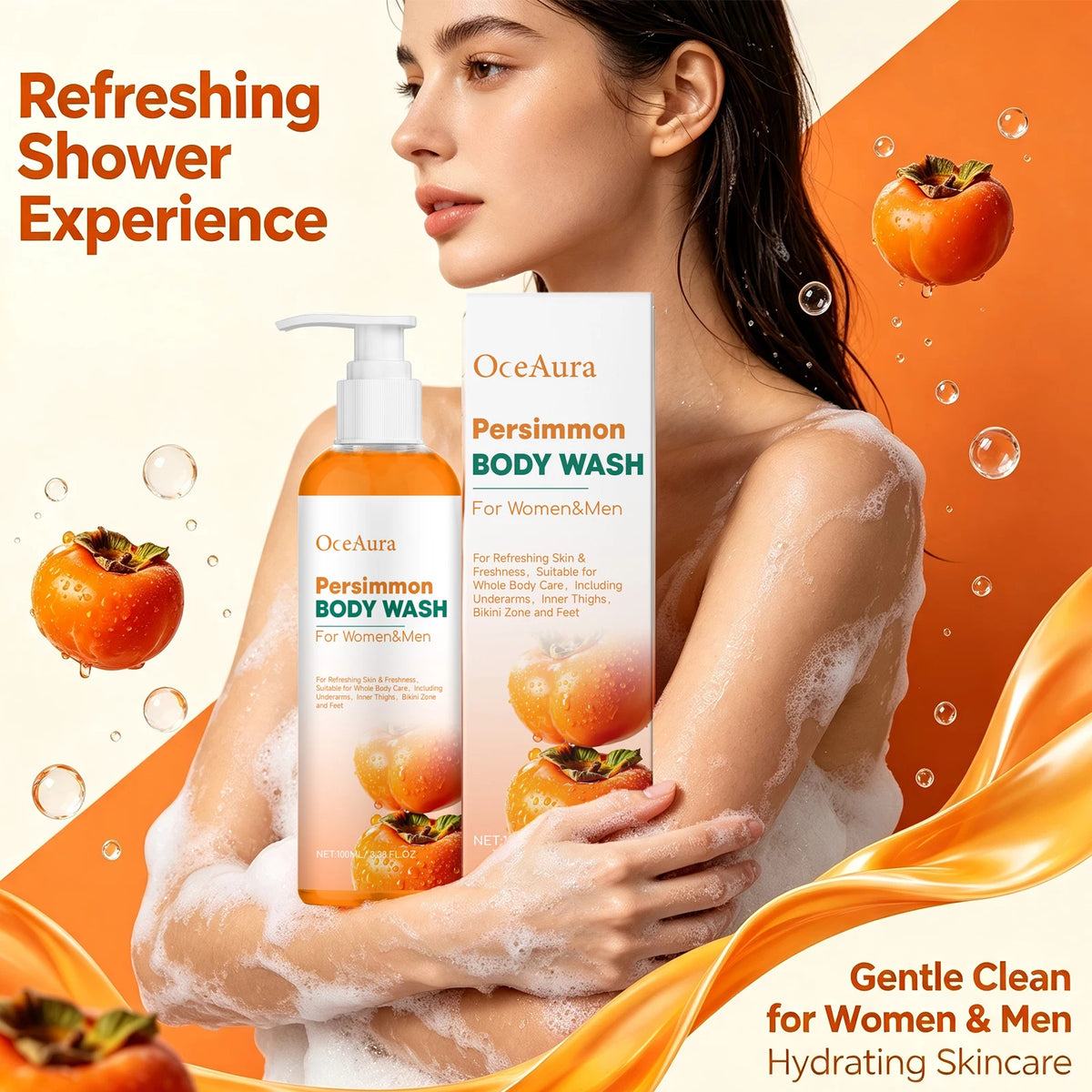 Persimmon Odor Eliminating Body Wash
