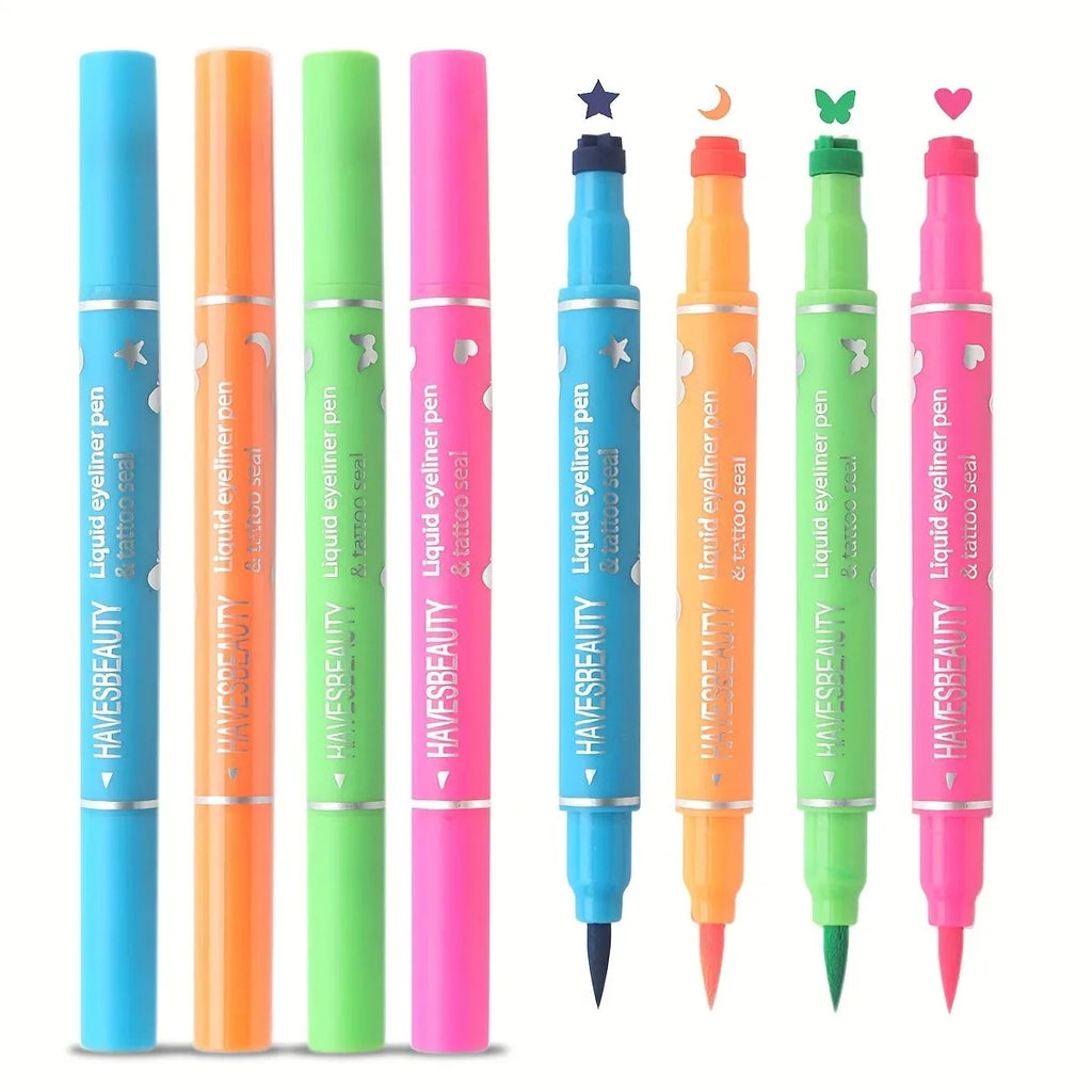 Double-Ended Stamp and Liquid Eyeliner Pen Set