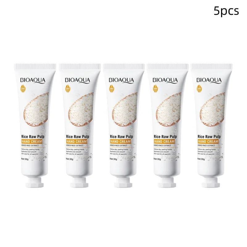 Hydrating Rice Extract Hand Cream for Dry Skin
