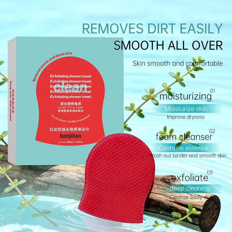 Exfoliating Oil-Control Body Scrub Glove