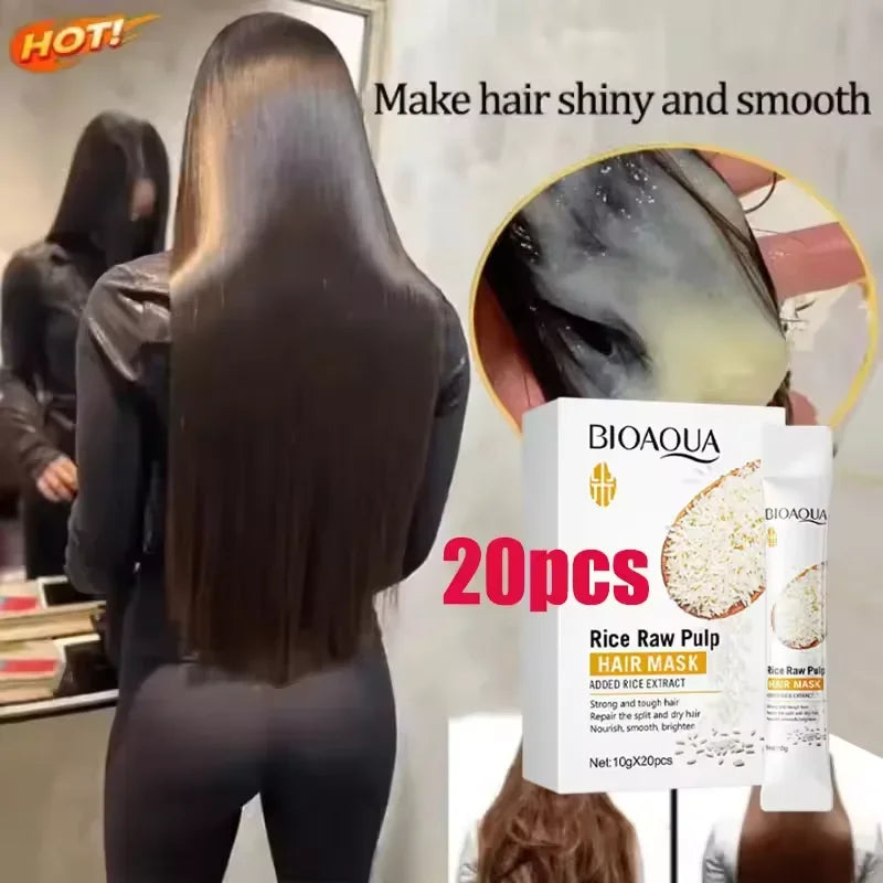 Deep Repairing Rice Hair Mask for Damaged Hair