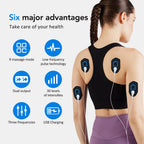 Portable Electric EMS TENS Body Muscle Stimulator Massager