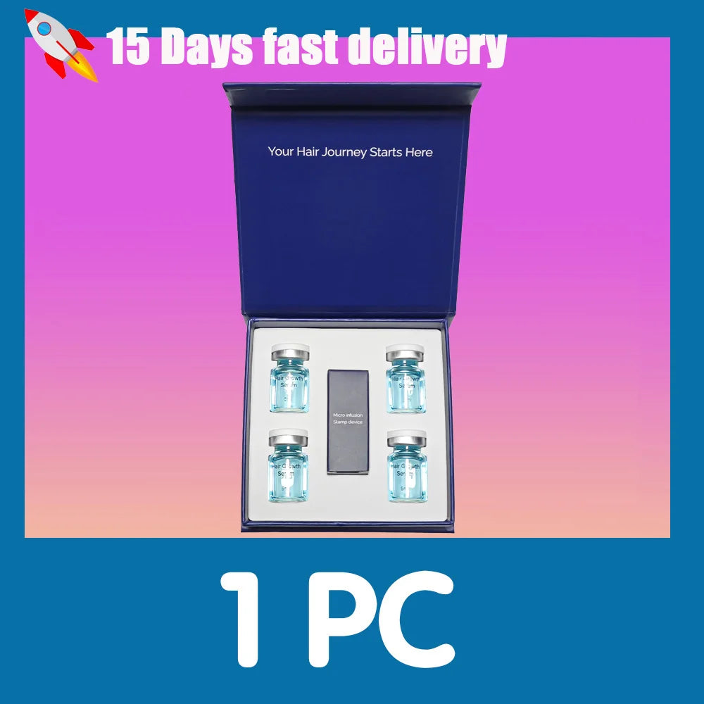 Microneedle Hair Regrowth and Scalp Nourishing Serum Kit