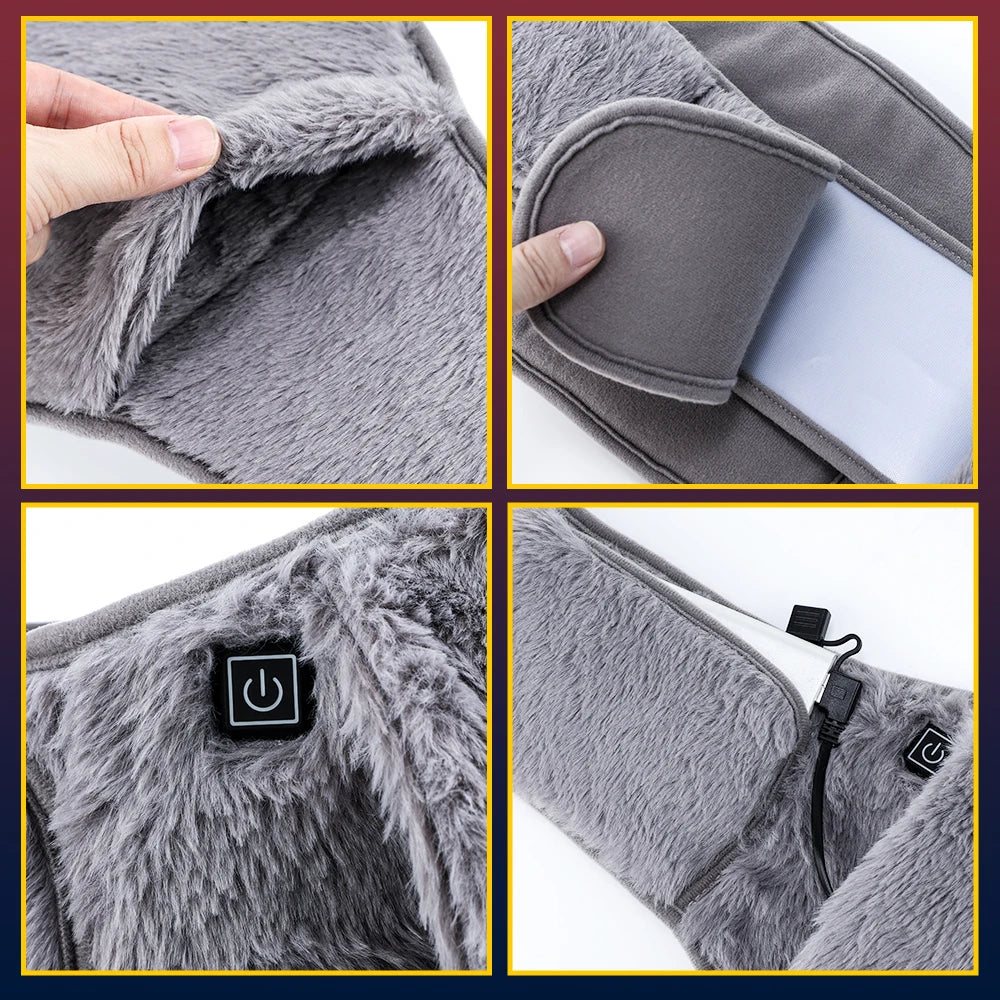 Electric Heating Waist Belt and Hand Warmer for Pain Relief