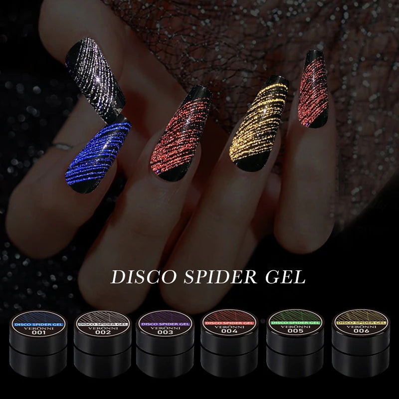 Reflective Spider Gel for Nail Art Design