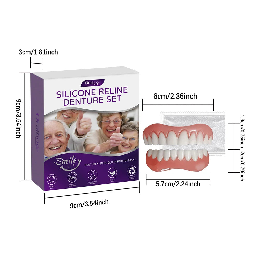 Comfort Fit Silicone Denture Reline Kit