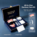 Comfortable Full Mouth Denture and Cleaning Care Kit