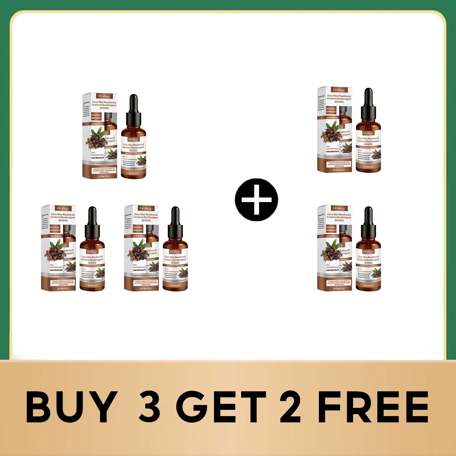Clove Mint Mouthwash for Fresh Breath and Oral Care - 8
