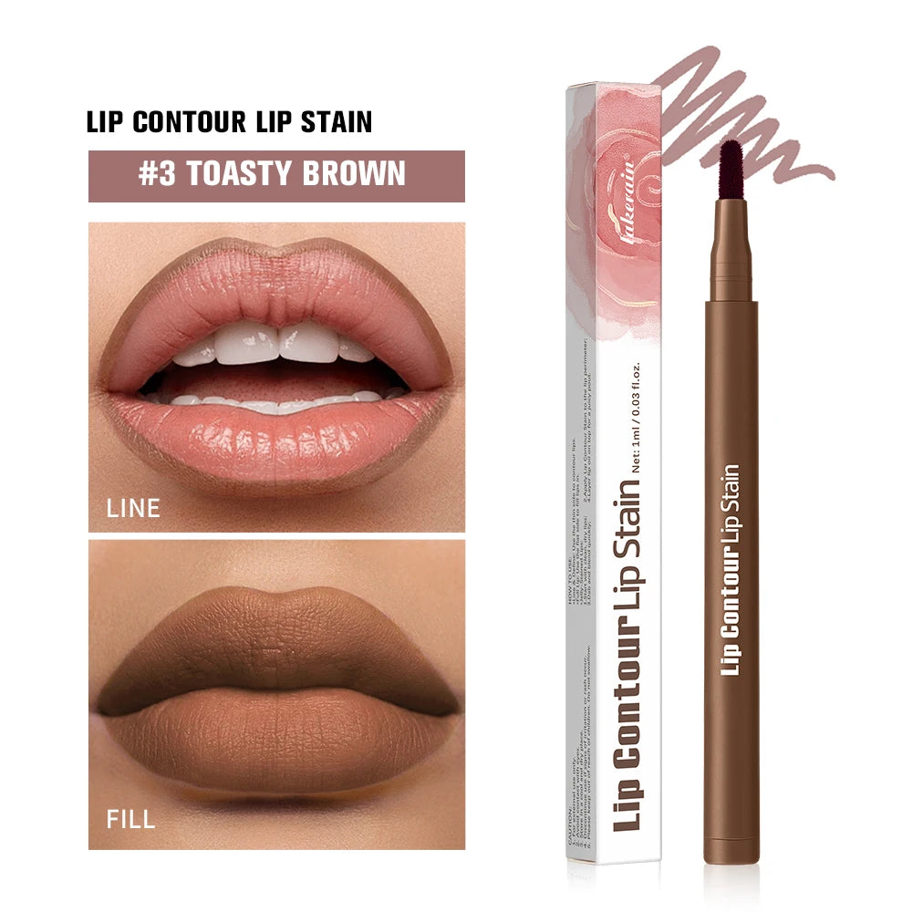 Dual-Sided Long-Lasting Lip Contour Stain and Liner