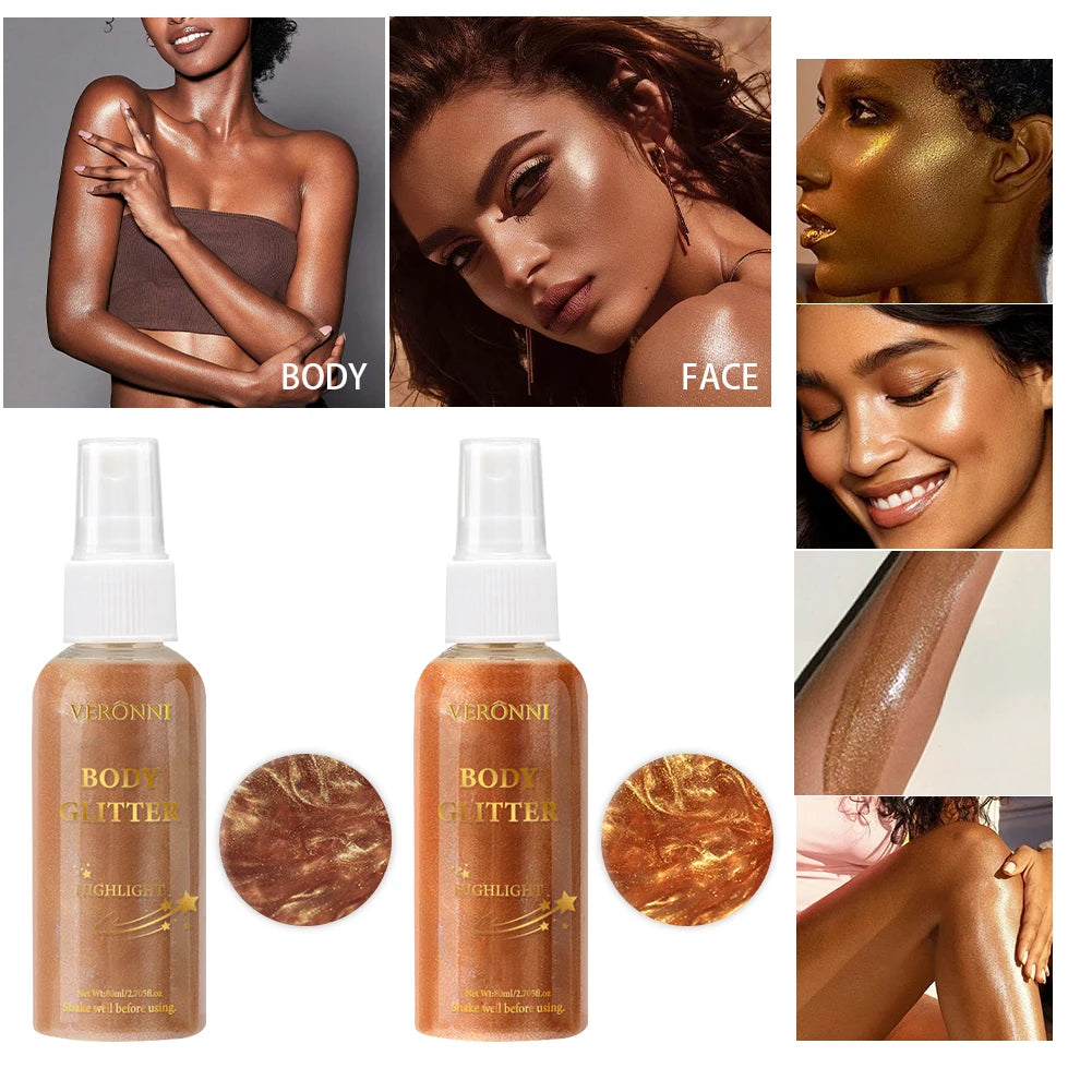 Diamond Liquid Body Highlighter Spray