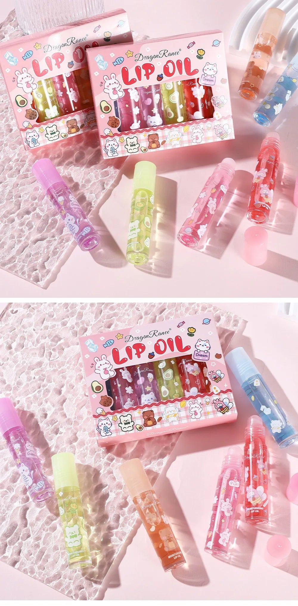 Fruit Roll-On Hydrating Lip Gloss Set - 22
