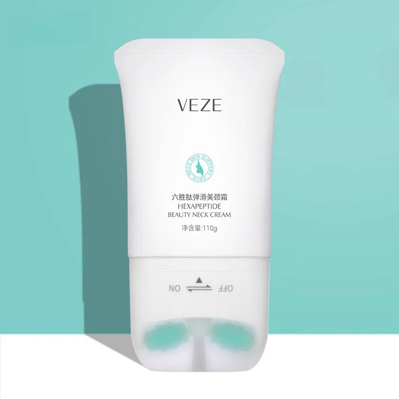 Firming Six-Peptide Elastic Neck Cream for Hydrated Skin