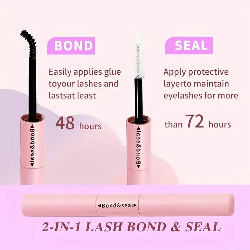 2-in-1 Waterproof Lash Bond and Seal for DIY Cluster Lashes