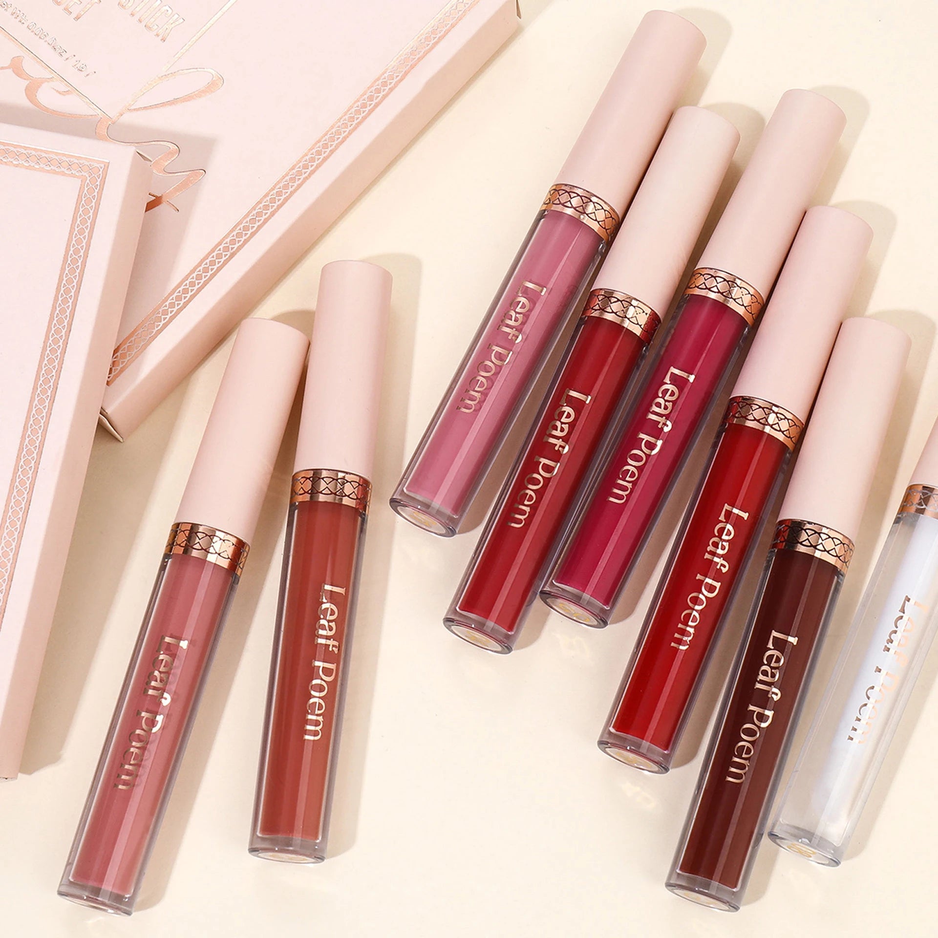 Waterproof Matte Liquid Lipstick Set - 4