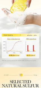 Sulfur Anti-Acne and Mite Removing Facial Soap