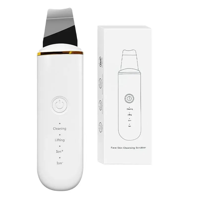 Ultrasonic Facial Skin Scrubber and Pore Cleanser