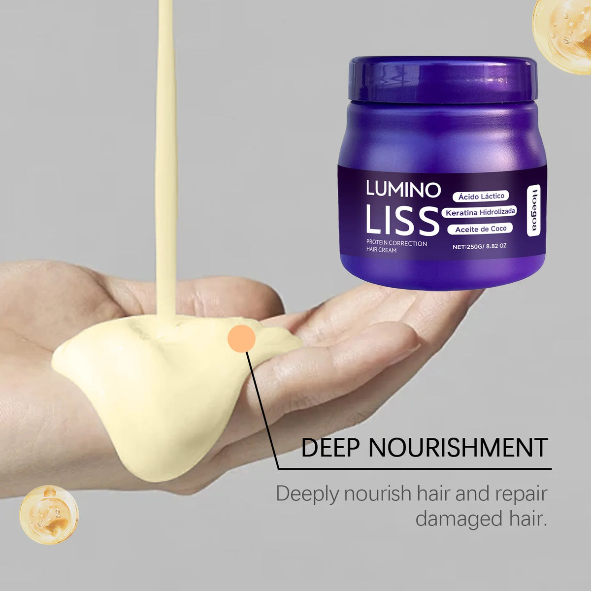 Protein Correction Hair Straightening and Smoothing Cream