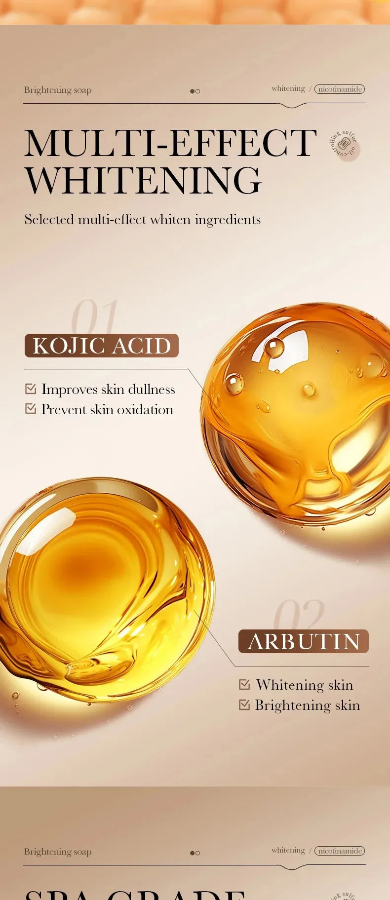 Niacinamide and Arbutin Brightening Facial and Body Soap - 11