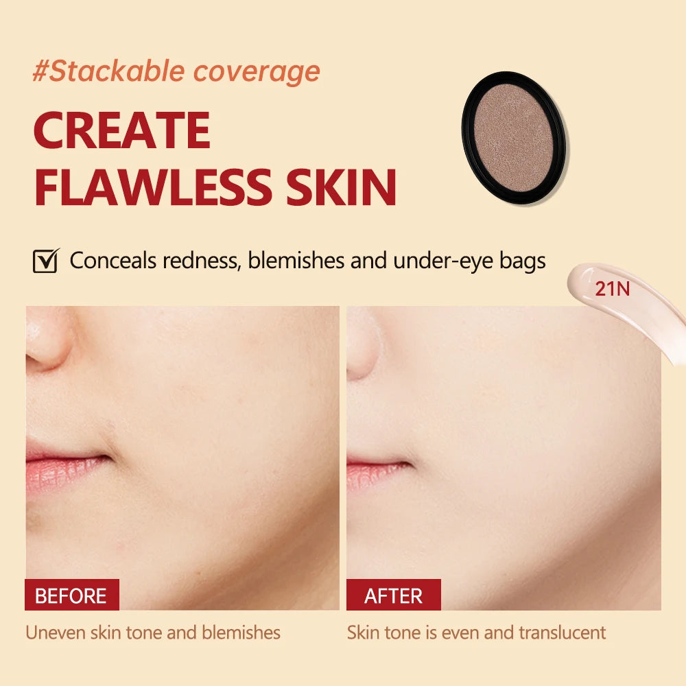 Long-Lasting Waterproof Cushion Foundation Refill