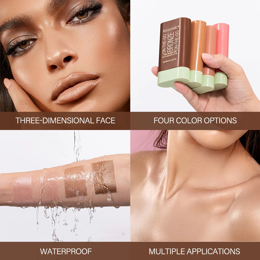 Multi-Purpose Face Sculpting and Bronzing Stick