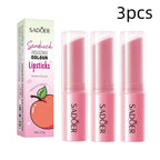 Color-Changing Peach Moisturizing Lip Balm