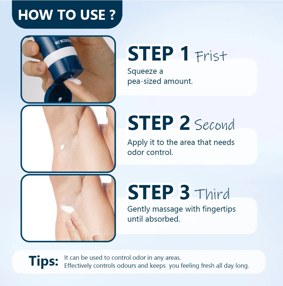All-Day Invisible Body Deodorant Cream