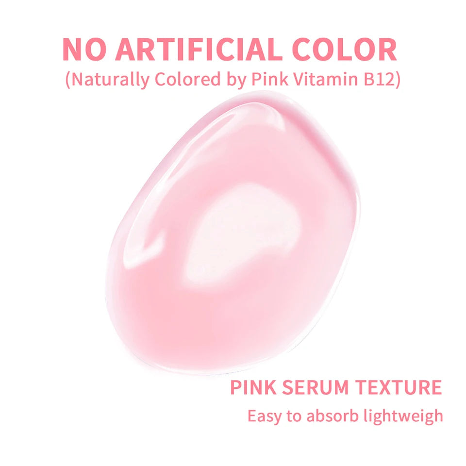 Pink Peptide Hydrating Face Serum for Radiant Skin