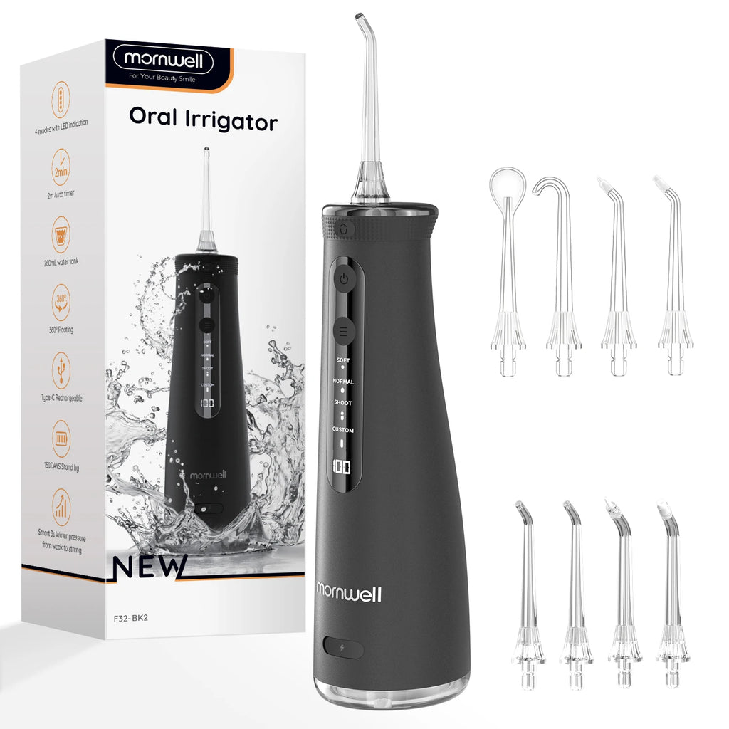 Portable Cordless Water Flosser for Deep Teeth Cleaning