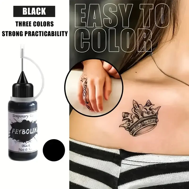 Temporary Tattoo Juice Ink for Long-Lasting Body Art