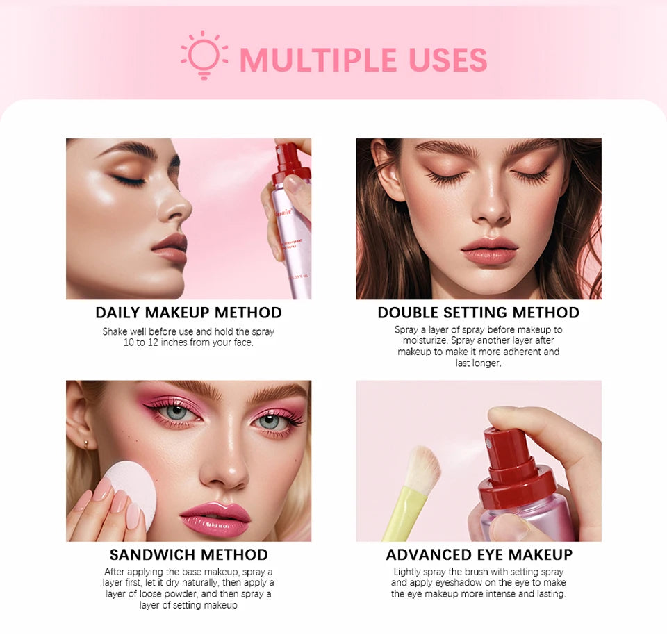 Long-Lasting Matte Makeup Setting Spray