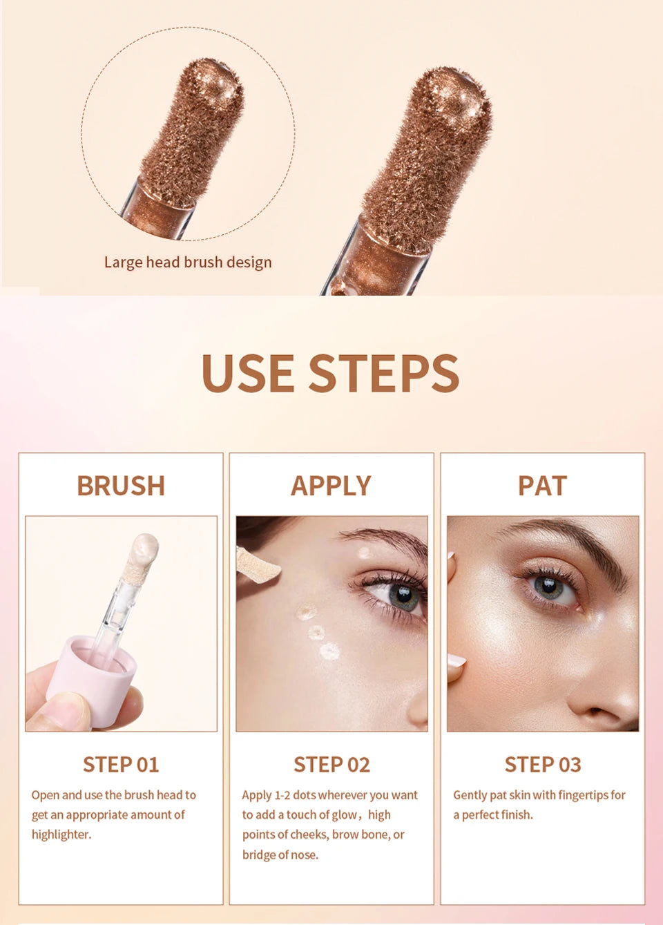 Natural Liquid Highlighter for Radiant Glow