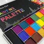 20-Color Professional Face and Body Painting Palette
