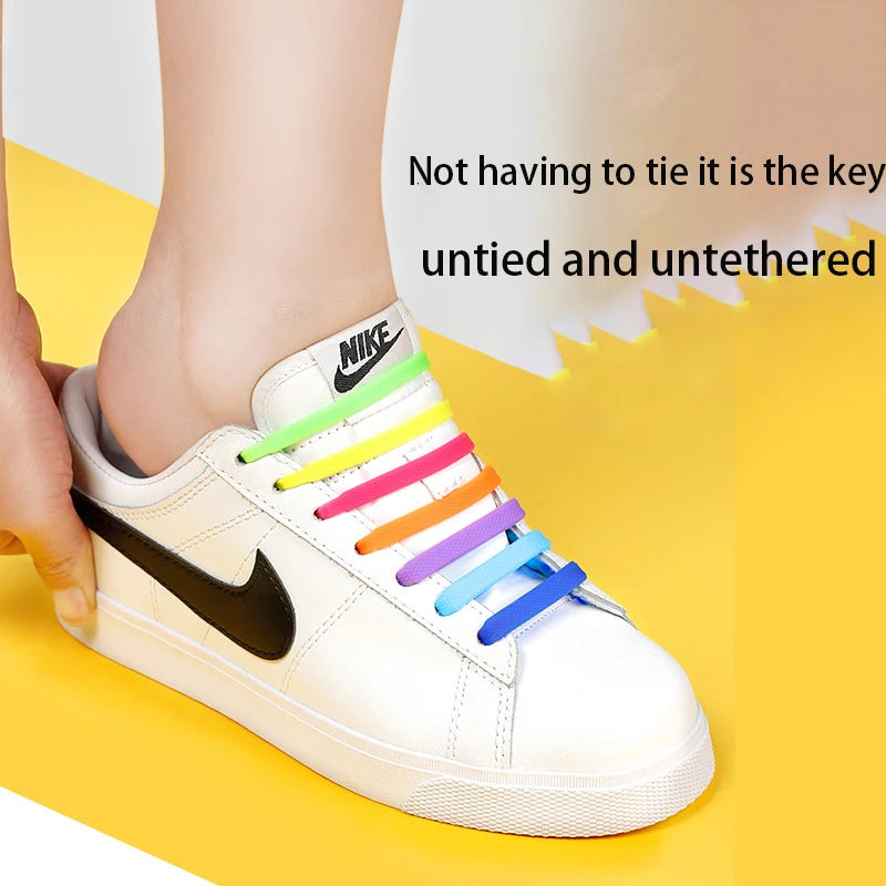 Elastic No-Tie Silicone Shoe Laces - 2